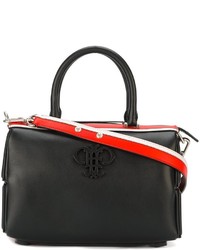 schwarze Shopper Tasche aus Leder von Emilio Pucci