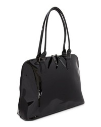 schwarze Shopper Tasche aus Leder von EMILY & NOAH