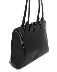 schwarze Shopper Tasche aus Leder von EMILY & NOAH