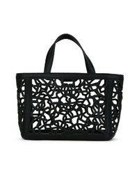 schwarze Shopper Tasche aus Leder von EMILY & NOAH