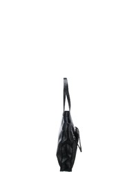 schwarze Shopper Tasche aus Leder von Esprit