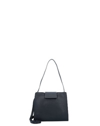 schwarze Shopper Tasche aus Leder von Esprit