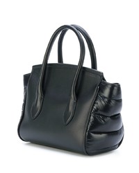 schwarze Shopper Tasche aus Leder von Moncler