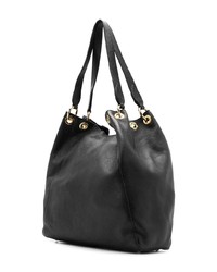 schwarze Shopper Tasche aus Leder von L'Autre Chose