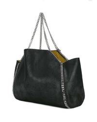 schwarze Shopper Tasche aus Leder von Stella McCartney