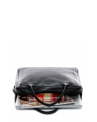 schwarze Shopper Tasche aus Leder von FEYNSINN