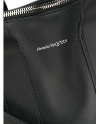 schwarze Shopper Tasche aus Leder von Alexander McQueen