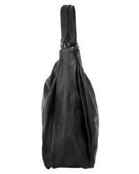 schwarze Shopper Tasche aus Leder von forty°