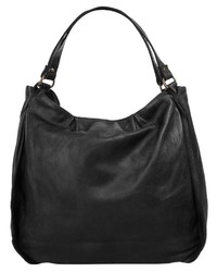 schwarze Shopper Tasche aus Leder von forty°