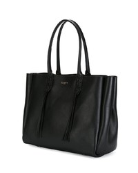 schwarze Shopper Tasche aus Leder von Lanvin