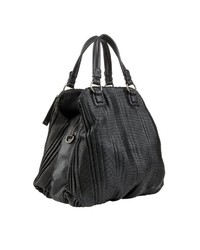 schwarze Shopper Tasche aus Leder von Fritzi aus Preußen