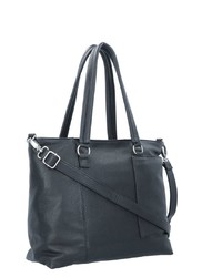 schwarze Shopper Tasche aus Leder von Fritzi aus Preußen