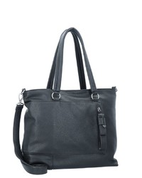 schwarze Shopper Tasche aus Leder von Fritzi aus Preußen