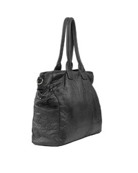 schwarze Shopper Tasche aus Leder von Fritzi aus Preußen