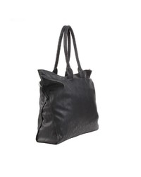 schwarze Shopper Tasche aus Leder von Fritzi aus Preußen