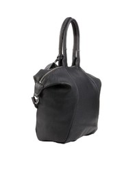 schwarze Shopper Tasche aus Leder von Fritzi aus Preußen