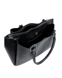 schwarze Shopper Tasche aus Leder von Fritzi aus Preußen