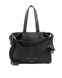 schwarze Shopper Tasche aus Leder von Fritzi aus Preußen