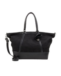 schwarze Shopper Tasche aus Leder von Fritzi aus Preußen