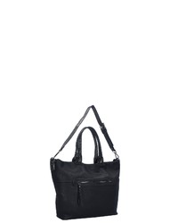 schwarze Shopper Tasche aus Leder von Gabor