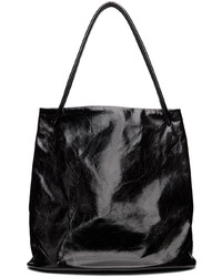 schwarze Shopper Tasche aus Leder von Gabriela Coll Garments