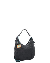 schwarze Shopper Tasche aus Leder von Gabs