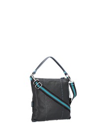 schwarze Shopper Tasche aus Leder von Gabs