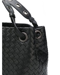 schwarze Shopper Tasche aus Leder von Bottega Veneta