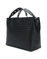 schwarze Shopper Tasche aus Leder von Bottega Veneta