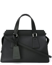 schwarze Shopper Tasche aus Leder von Giorgio Armani