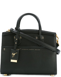 schwarze Shopper Tasche aus Leder von Giuseppe Zanotti Design