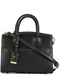 schwarze Shopper Tasche aus Leder von Giuseppe Zanotti Design