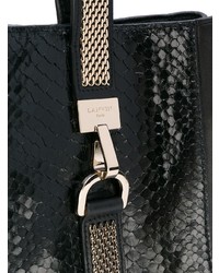 schwarze Shopper Tasche aus Leder von Lanvin