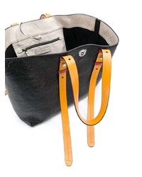 schwarze Shopper Tasche aus Leder von Paula Cademartori