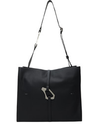 schwarze Shopper Tasche aus Leder von Heliot Emil