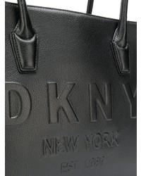 schwarze Shopper Tasche aus Leder von DKNY