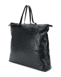 schwarze Shopper Tasche aus Leder von Saint Laurent