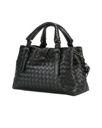 schwarze Shopper Tasche aus Leder von Bottega Veneta