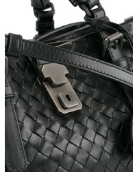 schwarze Shopper Tasche aus Leder von Bottega Veneta