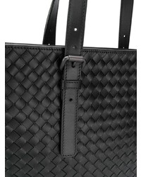 schwarze Shopper Tasche aus Leder von Bottega Veneta