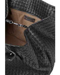 schwarze Shopper Tasche aus Leder von Bottega Veneta