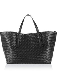 schwarze Shopper Tasche aus Leder von Bottega Veneta