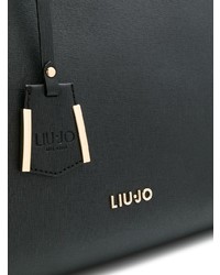 schwarze Shopper Tasche aus Leder von Liu Jo