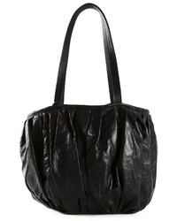 schwarze Shopper Tasche aus Leder von Ivan Grundahl