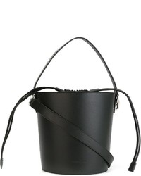 schwarze Shopper Tasche aus Leder von J.W.Anderson