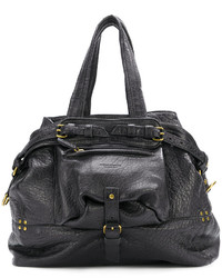 schwarze Shopper Tasche aus Leder von Jerome Dreyfuss