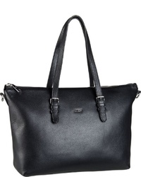 schwarze Shopper Tasche aus Leder von Joop!