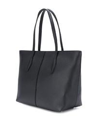 schwarze Shopper Tasche aus Leder von Tod's