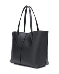 schwarze Shopper Tasche aus Leder von Tod's