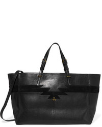 schwarze Shopper Tasche aus Leder von Jerome Dreyfuss